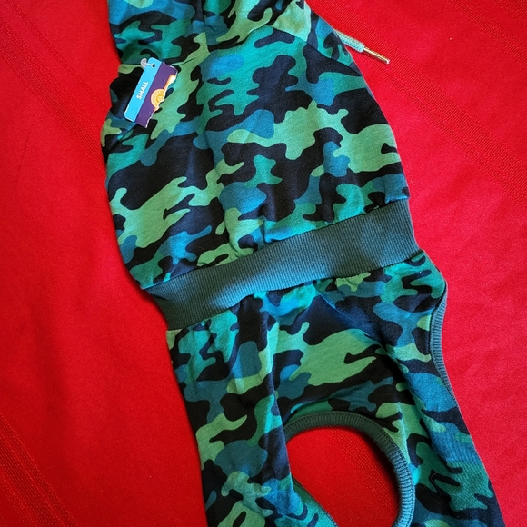 TOP PAW Small green camo tracksuit outfit - Picture 4 of 8